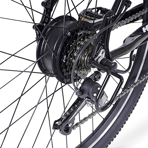 HYPER 26 MTB Electric Bike - Black/Blue