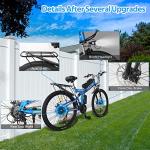 Hyuhome Folding Electric Bike MTB for Adults