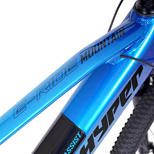 HYPER 26 MTB Electric Bike - Black/Blue