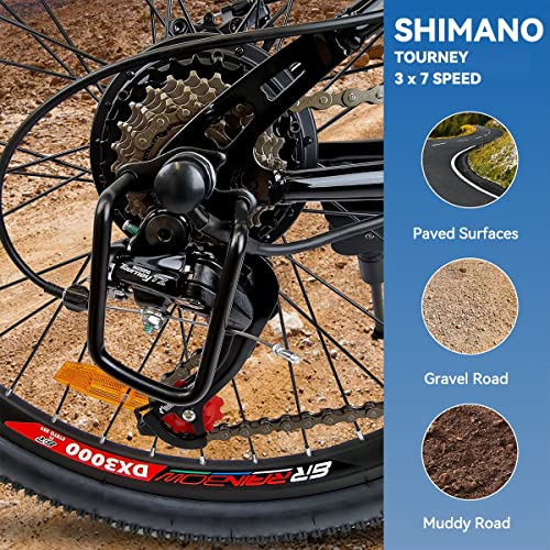 Foldable 26" Mountain Electric Bike with 250W Motor