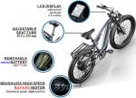 Adult Mountain E-Bike with Dual Disc Brakes