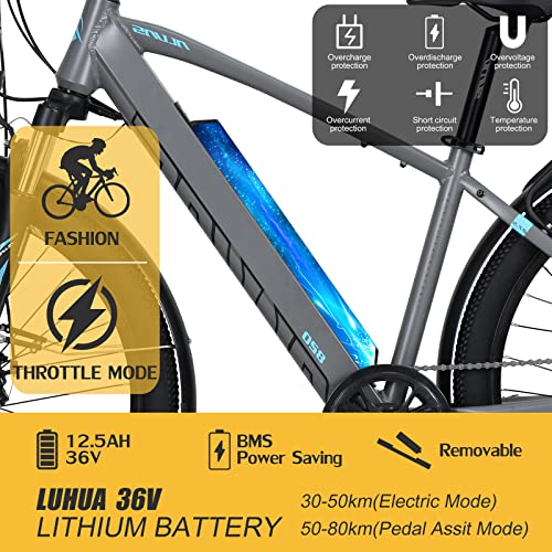 Hyuhome 27.5" Electric Mountain Bike - 36V 12.5Ah