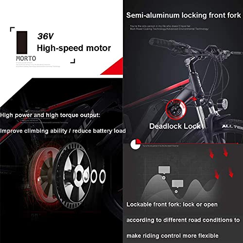 Hyuhome All-Terrain Electric Bikes for Adults