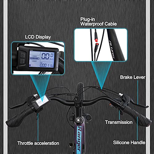 Hyuhome E-MTB: 27.5" Full Terrain Electric Bike
