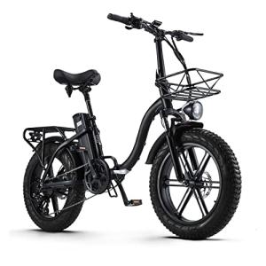 Foldable E-Bike, 48V, LCD, Shimano Gears, Fat Tires