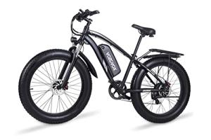 VOZCVOX 26" Fat Tire E-Bike with 48V Battery