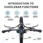 Green Fat Tire Electric Mountain Bike for Men