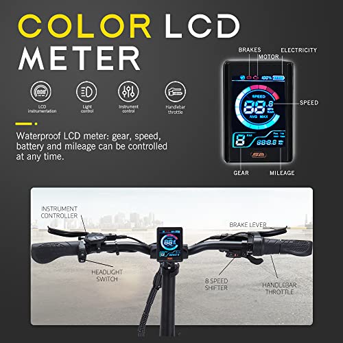Ficyacto 48V Electric Folding Fat Tire Bike