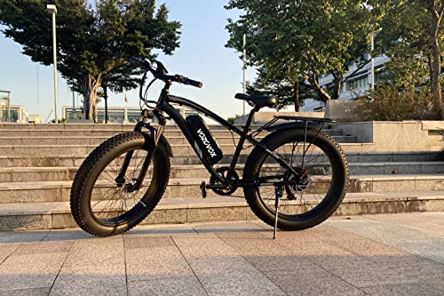 VOZCVOX 26" Fat Tire E-Bike with 48V Battery