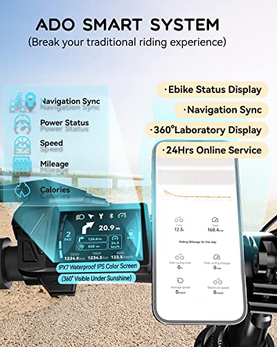 Foldable Fat Tire Electric Mountain Bike - ADO Beast