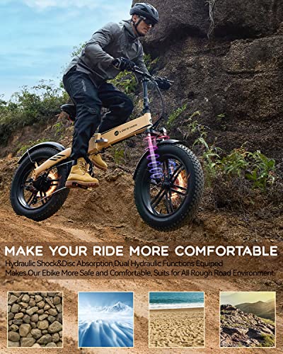 Foldable Fat Tire Electric Mountain Bike - ADO Beast
