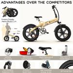 Foldable Fat Tire Electric Mountain Bike - ADO Beast