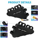 52V 20Ah Triangle Battery for 1500W Electric Bikes