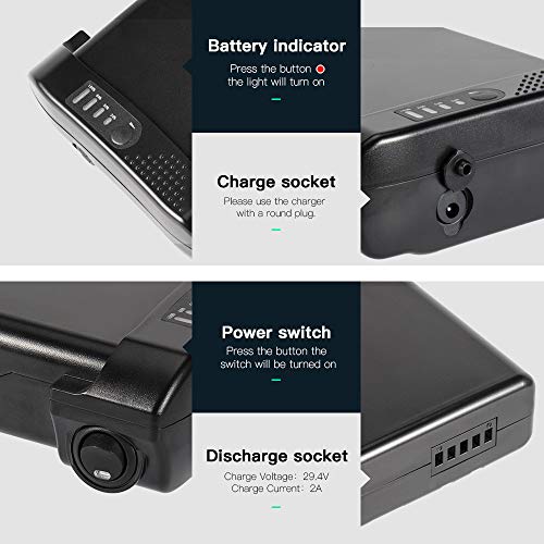 24V 10.4AH Electric Bicycle Lithium-ion Battery - YOSE POWER
