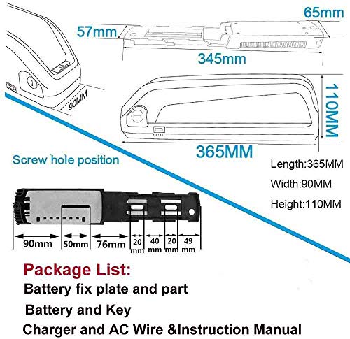 Unit Pack Power 48V Ebike Battery - Lithium Ion