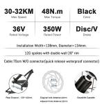 YOSE POWER Electric Bike Conversion Kit with Battery