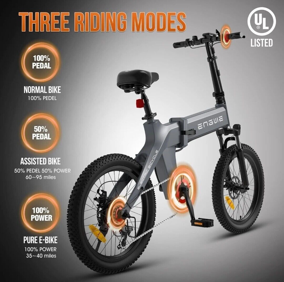 ENGWE C20 PRO 20" Folding Electric Mountain E-bike