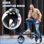 HITWAY 14" Electric Foldable City E-Bike 7.5Ah