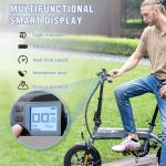 HITWAY 14" Electric Foldable City E-Bike 7.5Ah
