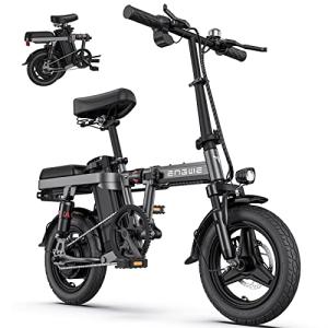 14" ENGWE Electric Folding Bike, 48V 10AH Battery