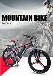 Yellow Electric Mountain Bike - 26'' Alloy Ebike