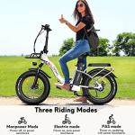 Fafrees Electric Mountain Bike, 100KM Mileage, 7-Speed