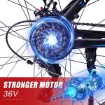 Yellow Electric Mountain Bike - 26'' Alloy Ebike