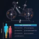 Bodywel City Electric Bike, 27.5" Removable Battery