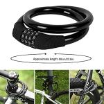 Portable 4-Digit Bike Lock for Electric Bikes