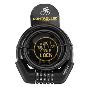 5-Digit Combo Bike Lock: Heavy-Duty Security