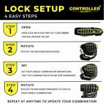 5-Digit Combo Bike Lock: Heavy-Duty Security