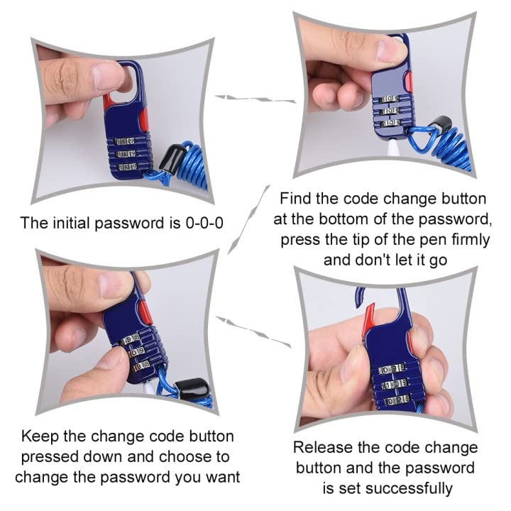 Bike Chain and Helmet Lock for E-Bike
