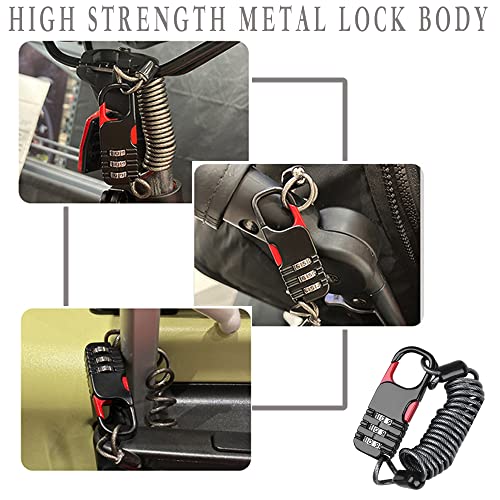 Bike Chain and Helmet Lock for E-Bike
