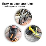5-Digit Anti-Theft Bike Chain Lock, 3.2ft Long