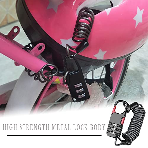 Bike Chain and Helmet Lock for E-Bike