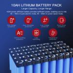 14" Foldable Electric City Bike - Black 250W-Pedal Assist