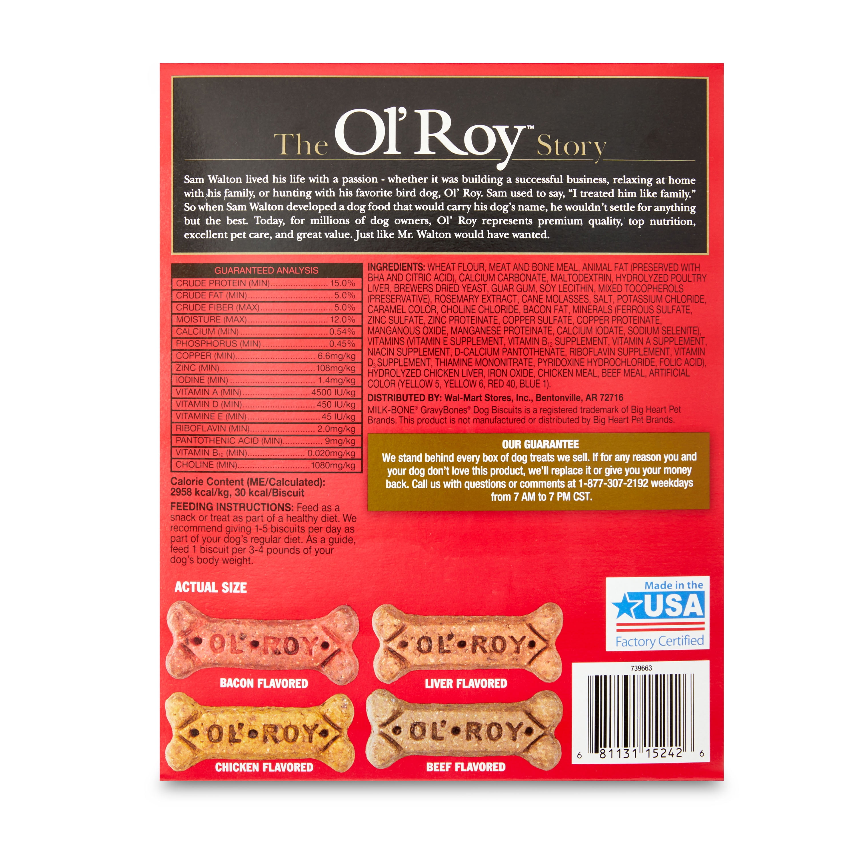 Meaty Ol' Roy Biscuits for Small-Medium Dogs