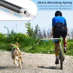 Hands-Free Dog Bike Leash with Buffer Spring