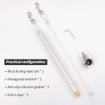 Hands-Free Dog Bike Leash with Buffer Spring