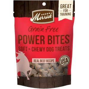 Merrick Power Bites Grain-Free Beef Dog Treats