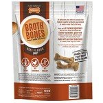 Nylabone Beef Broth Bones Dog Treats, 54 Count