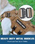 Tactical Dog Harness for Large Breeds - Khaki