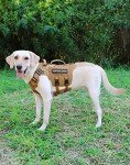 Tactical Dog Harness for Large Breeds - Khaki