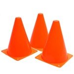 Bright Orange Traffic Cones - Set of 12