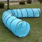 Oshoom 18ft Dog Agility Training Tunnel - Blue
