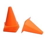 Bright Orange Traffic Cones - Set of 12