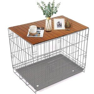 HiCaptain Foldable Dog Crate Table Topper