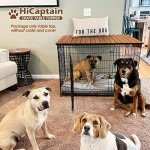 HiCaptain Foldable Dog Crate Table Topper