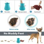 Idepet Portable Dog Paw Cleaner Cup and Towel
