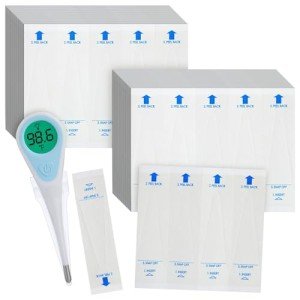 100-Pack Disposable Thermometer Probe Covers